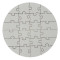 Puzzle pentru sublimare MDF rotund (d = 17 cm) 24 elemente. Photo 1